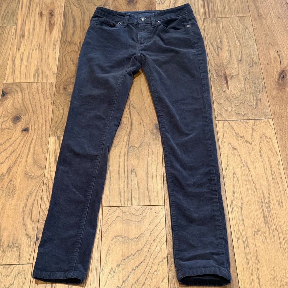 Patagonia Womens Organic Cotton Corduroy Slim Pants‎ Navy Blue 26
